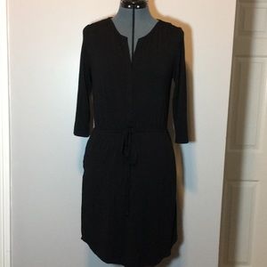 Willi Smith little black dress w/ drawstring waist